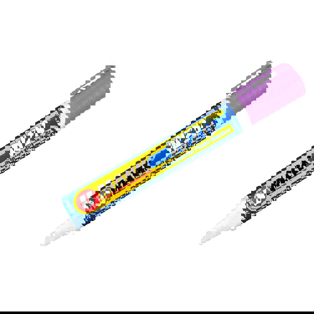 Markers & Paintsticks; Marker Type: Liquid Paint Marker; Tip Shape: Bullet; Chisel; Color: Violet; Ink Type: Xylene-free; Water Base; Fade Resistant; Water Resistant; Tip Type: Reversible; Bullet; Chisel; For Use On: Wood; Glass; Cardboard; Plastic; Metal